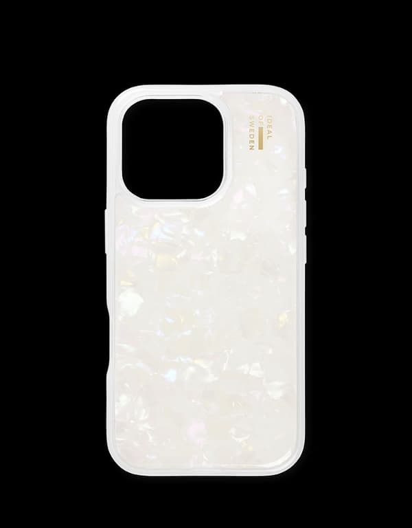 Ideal of Sweden iPhone 16 Pro Max Pearlized Case - White