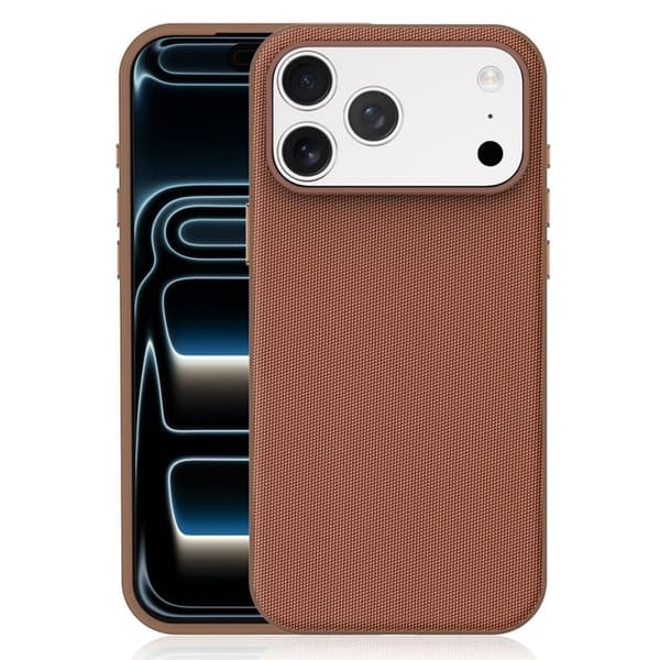 iPhone 18 Pro MagSafe Case with Tech Fabric - Brown