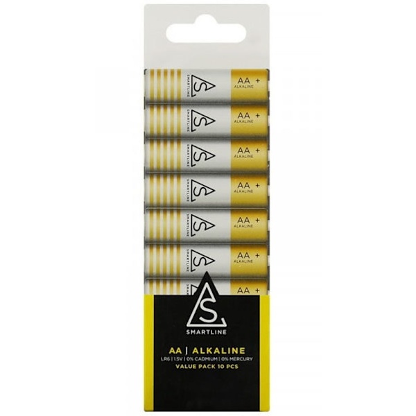 AA LR6 Smartline Alkaline 10-pack