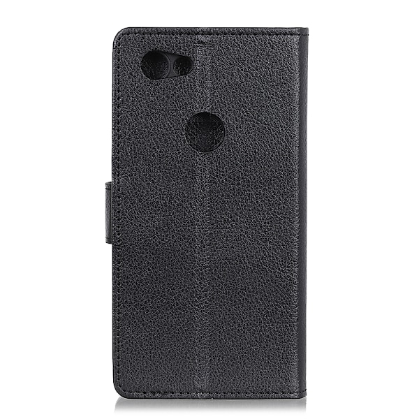 Google Pixel 3 A Plånboksfodral med Stativ - Svart