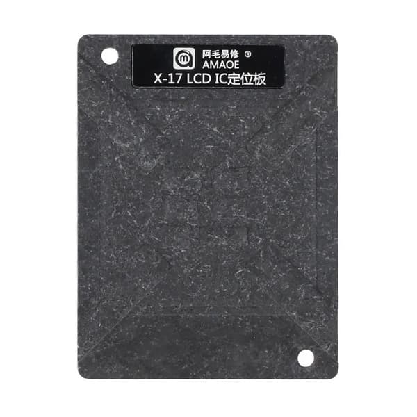 AMAOE LCD Screen IC Reballing Platform/Stencil for iPhone X-17 (6-in-1-0.12MM)
