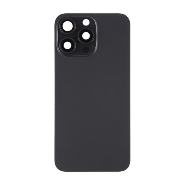 iPhone 15 Pro Max Back Glass with Magnet and Camera Lens - Black Titanium
