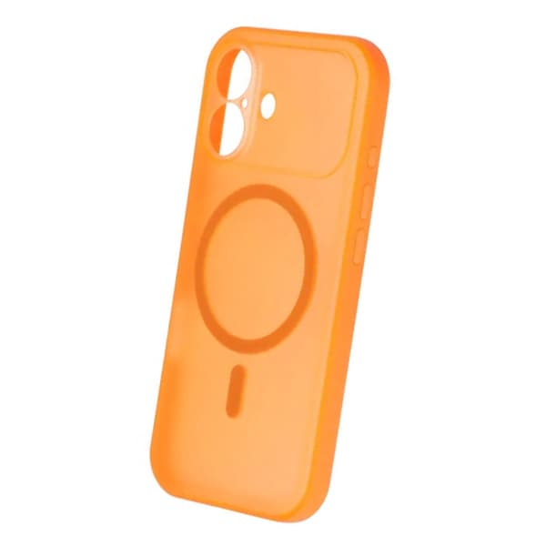 Slimmat MagSafe-skal med kameraskydd för iPhone 17 - Orange