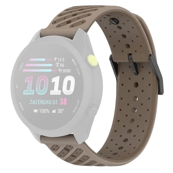 Garmin Forerunner 70/170/170 Music Silicone Watch Strap - Brown