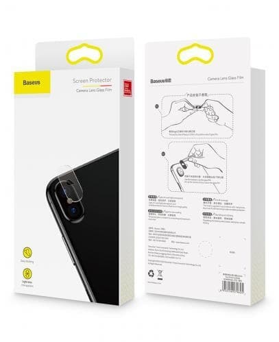 Baseus Skydd för Kameralins till iPhone XS Max Svart