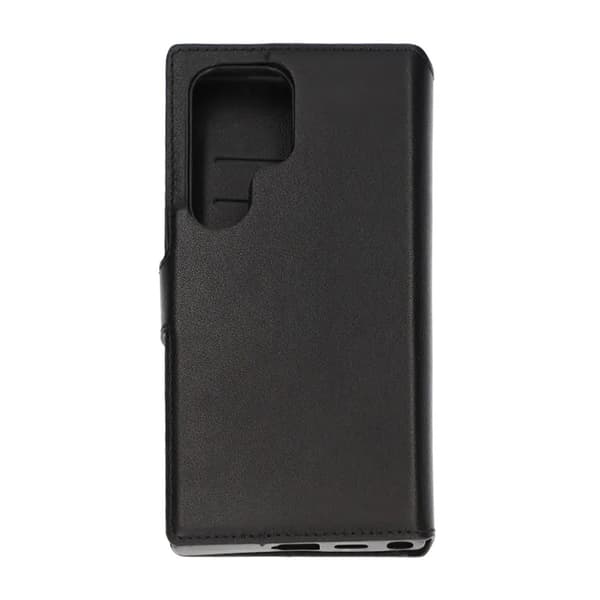 Samsung Galaxy S24 Ultra Wallet Case Leather Rvelon - Black