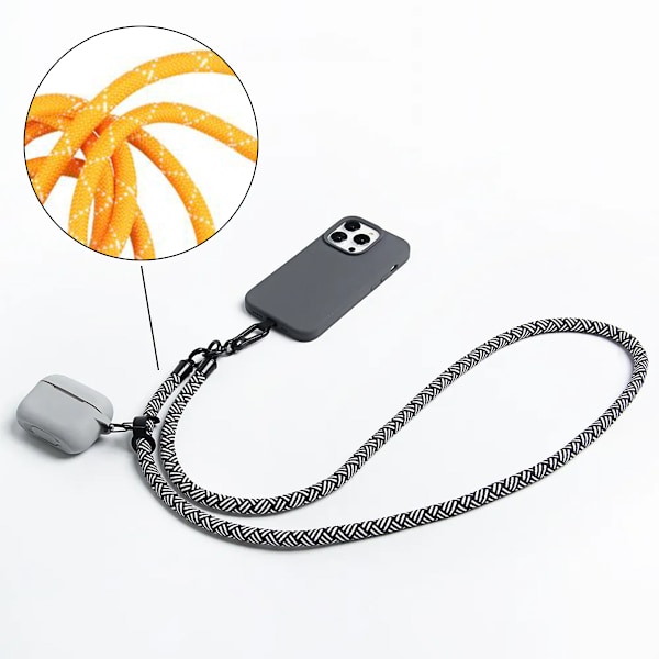Mobilband Universal Halsband - Textur Orange