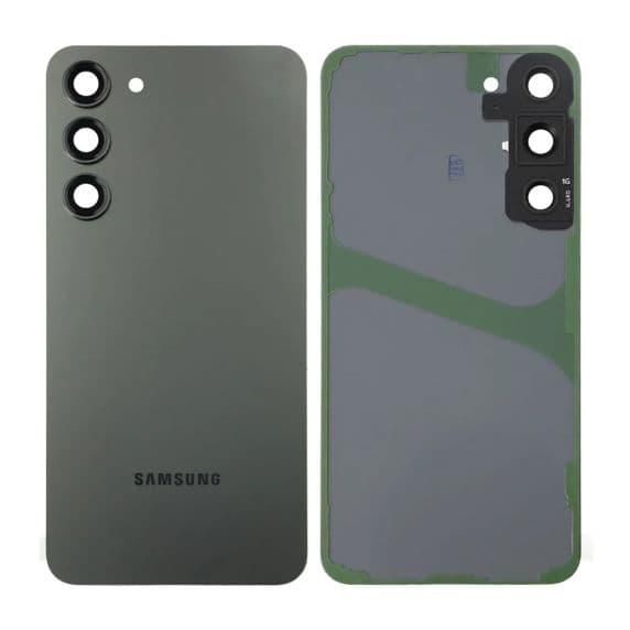 Samsung Galaxy S23 Plus Baksida med tejp - Grön Svart