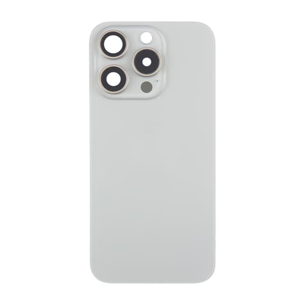iPhone 15 Pro Back Glass with Magnet and Camera Lens - Natural Titanium
