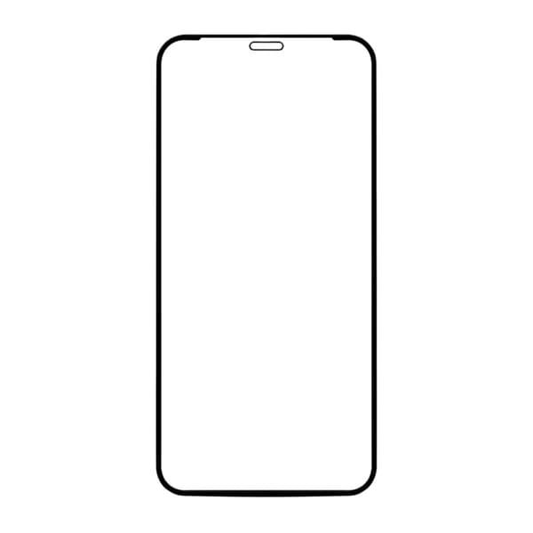 Screen Protector iPhone 11 Pro Max/XS Max - 3D Tempered Glass Black RV Bulk no frame