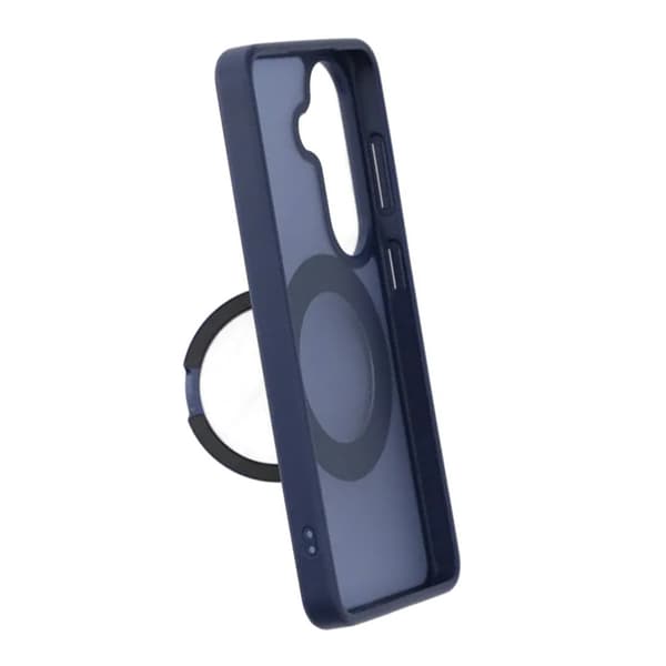 Matte case 360 rotating bracket Mobile Phone Case For Samsung S26 Blue
