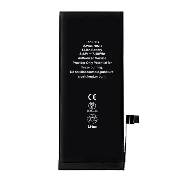iPhone 7 Batteri Med Tejp Svart