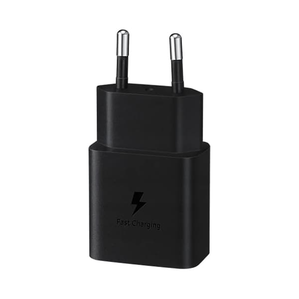 Samsung Laddare USB-C 15W + USB-C Kabel 1m - Svart