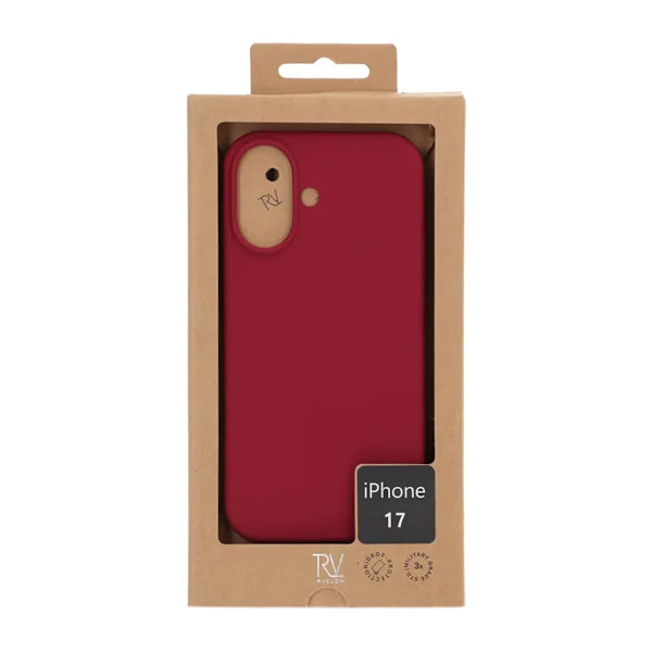 Rvelon Mobile Case Silicone MagSafe for iPhone 17 - Red