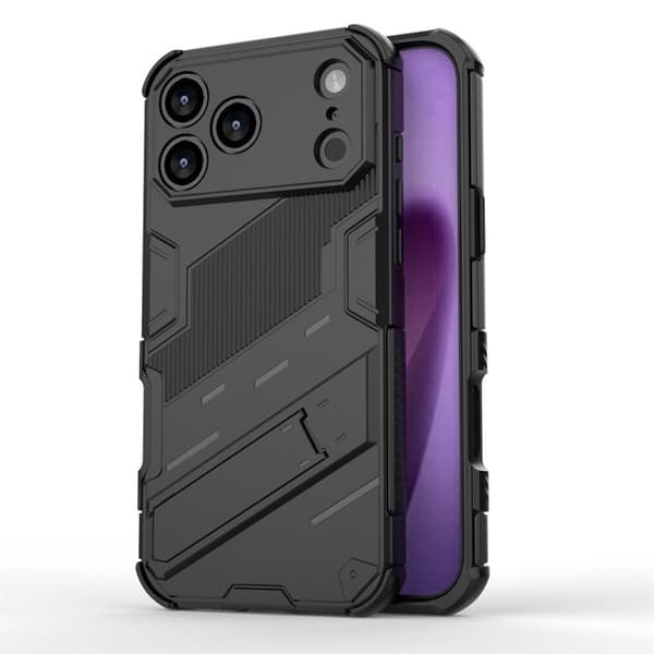 iPhone 18 Pro/17 Pro Case with Kickstand - Black