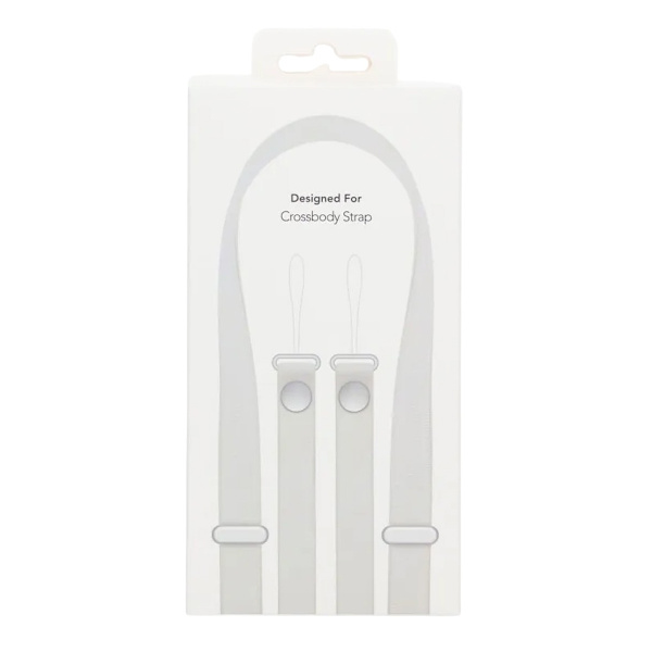 Crossbody Strap för iPhone mobilskal - Ljusbrun