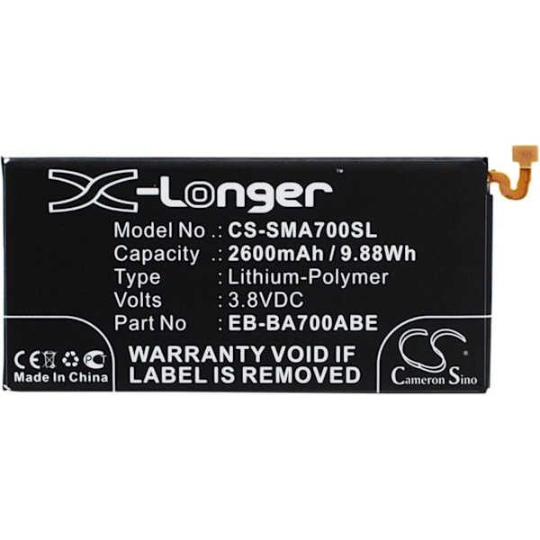 Battery for Samsung Galaxy A7 etc