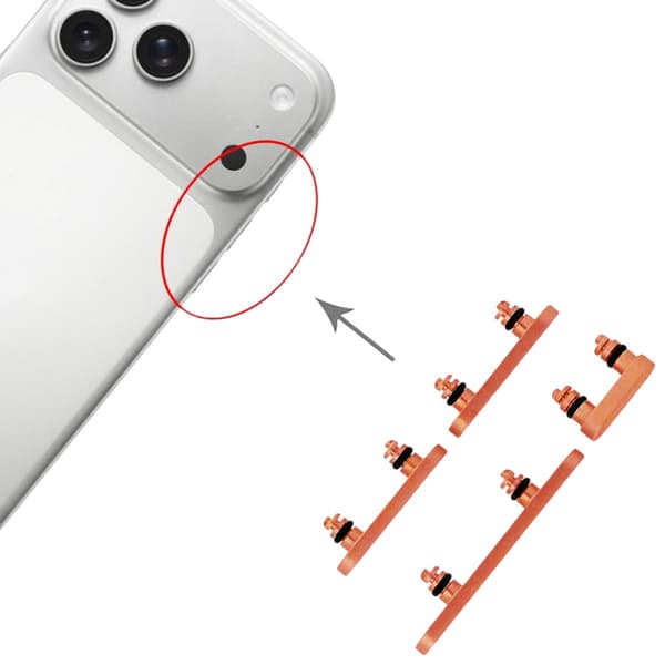 Keypad for iPhone 17 Pro and 17 Pro Max - Orange