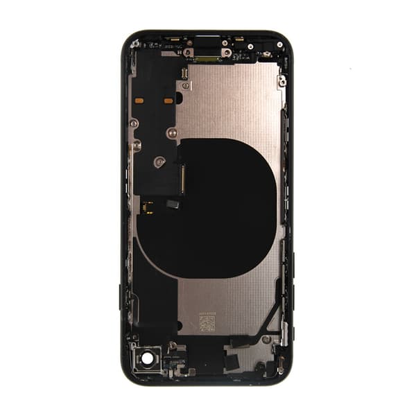 iPhone SE 2020 Baksida med Komplett Ram - Svart