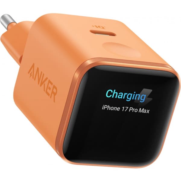 Anker Wall Charger Nano Display 45W USB-C – Orange