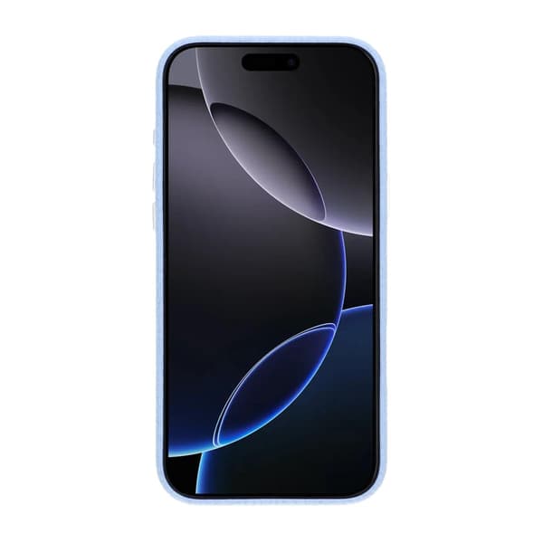 Crystal Grain Full Wrap Magnetic PU Leather Case For iPhone 16 Pro Max Blue