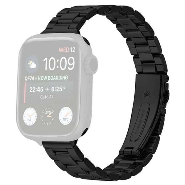 Apple Watch 42/41/40/38mm Stainless Steel Watch Strap - Black