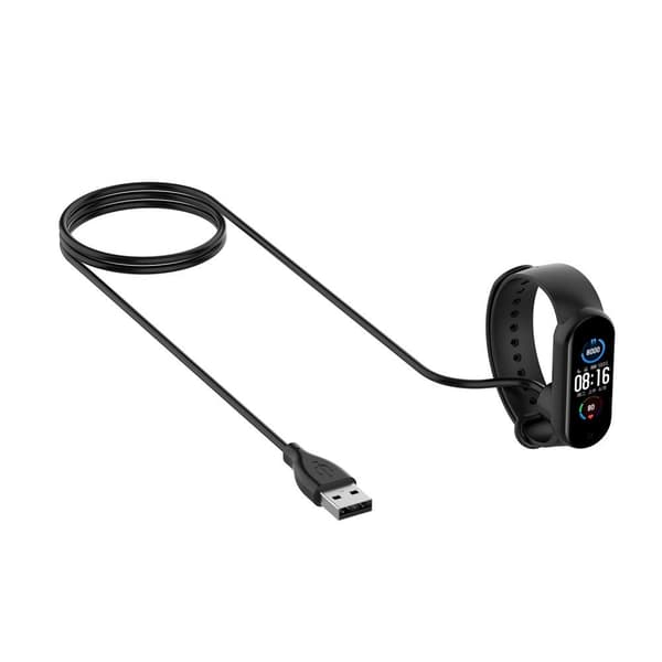 Xiaomi Mi Band 5 / 6 Magnetisk Laddningskabel - Original Svart