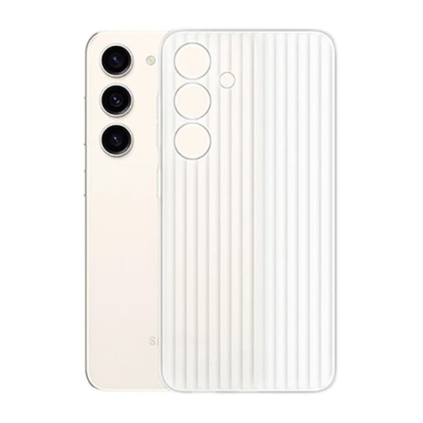 Samsung S24 Plus Mobile Case Corrugated Anti-Slip - Transparent