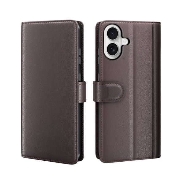 iPhone 17 cover in leather - brown