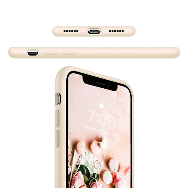 iPhone X/XS Silikonskal Rvelon - Beige