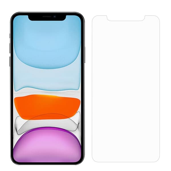 Skärmskydd 2.5D i Härdat Glas för iPhone 12/12 Pro Svart