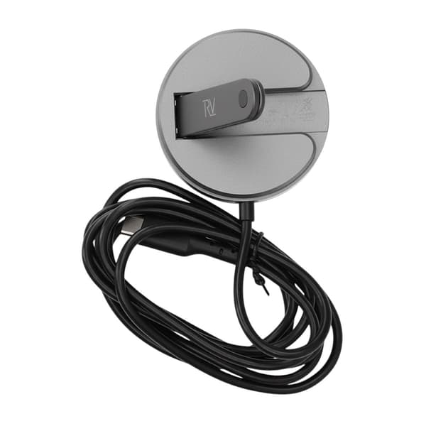 Rvelon Wireless MagSafe Charger with Stand Qi2 15W USB-C - Gray