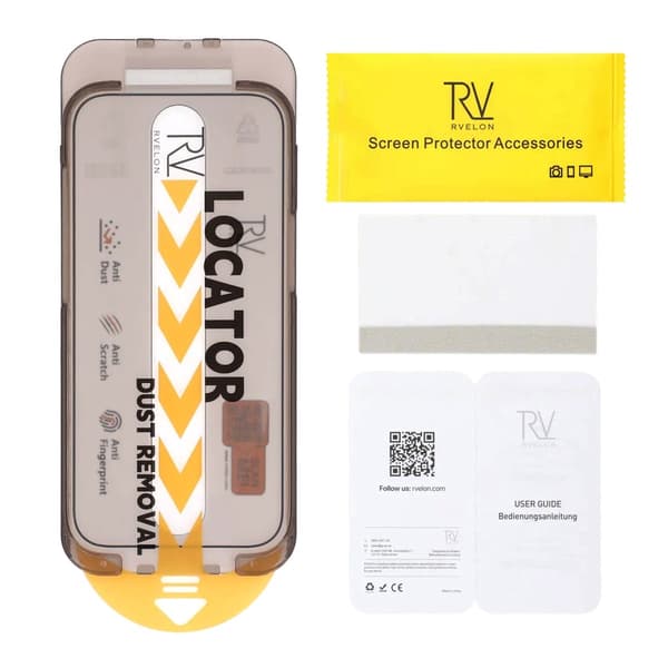 Rvelon Skärmskydd 2.5D Härdat Glas för iPhone Air - 1-pack till Monteringsram