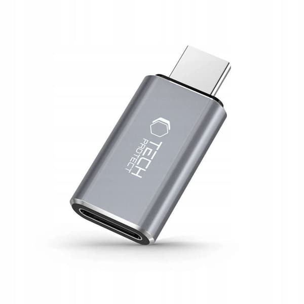 Tech-Protect UltraBoost USB-C (Male) / Lightning (Female) Adapter - Gray