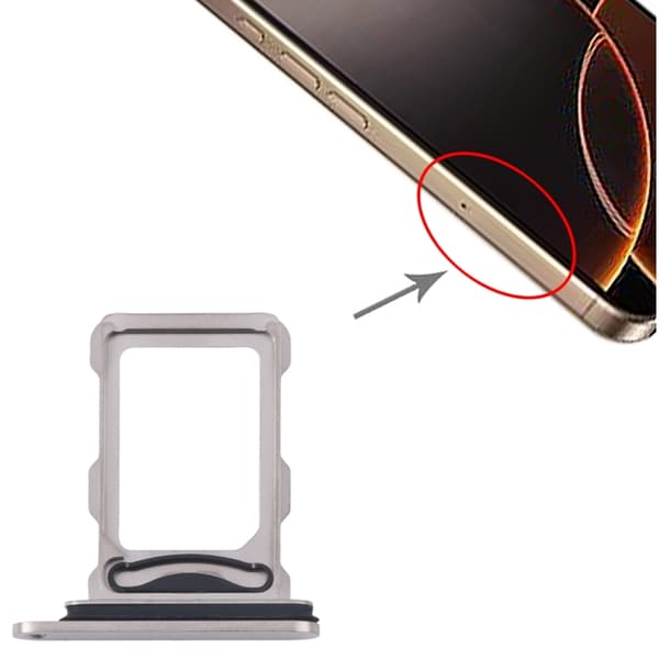 iPhone 16 Pro and 16 Pro Max SIM Card Holder - Natural Titanium