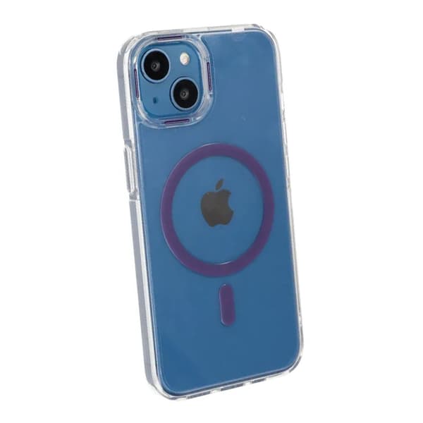 Mobile Case Shockproof with Magsafe for iPhone 13 and 14 - Purple