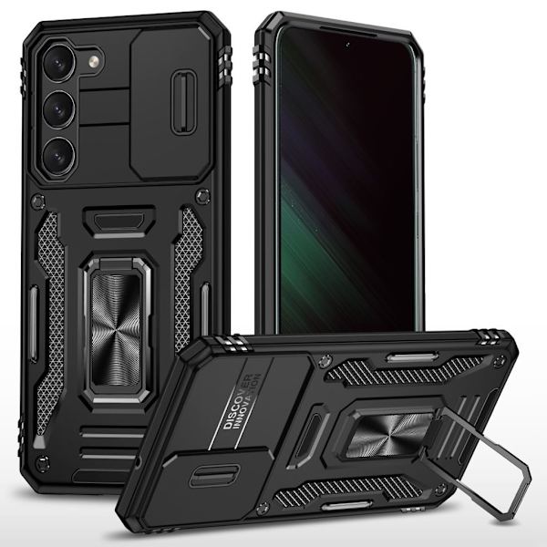 Samsung Galaxy S24 Case with lens protector - Black