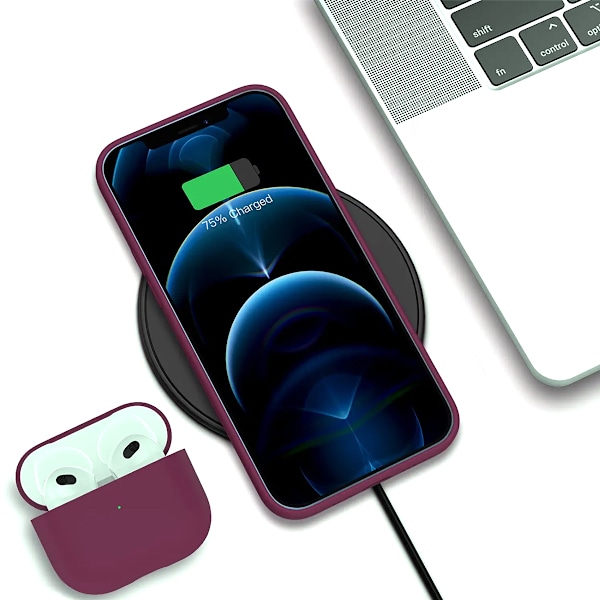 iPhone 13 Pro Max Silikonskal Rvelon - Röd