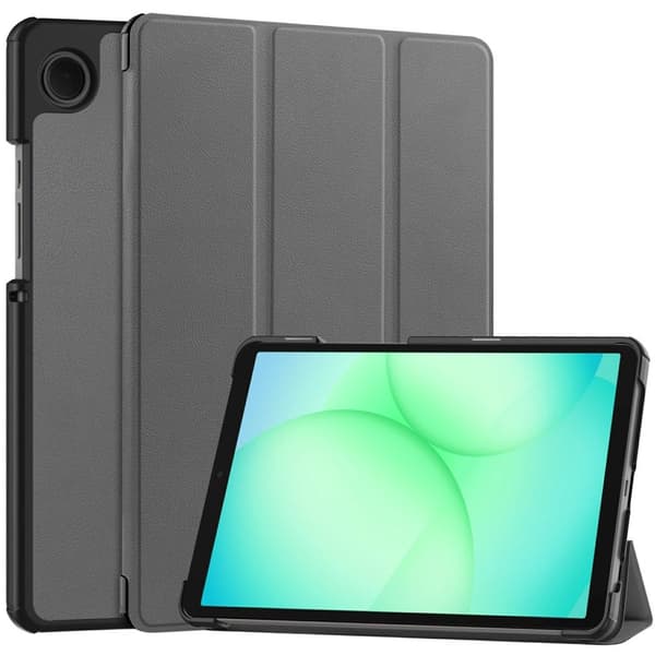 Samsung Galaxy Tab A11/A9 Cover Stand Anti-Drop PU Leather - Grey