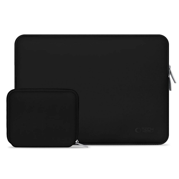 Tech-Protect Neoslim Laptop Sleeve 15-16" with accessory pouch - Black