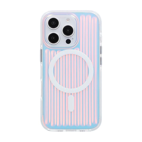 Model reflect color Magnetic Case For iPhone 16 Pro Red