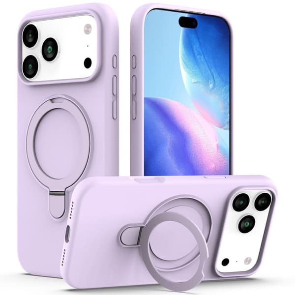 iPhone 18 Pro/17 Pro MagSafe Case with Ring Holder - Purple