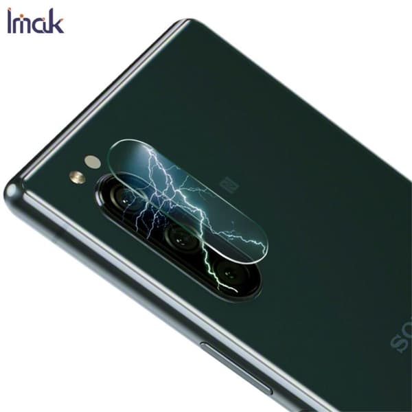 IMAK Kameralinsskydd för Sony Xperia 5 - 2-pack Svart