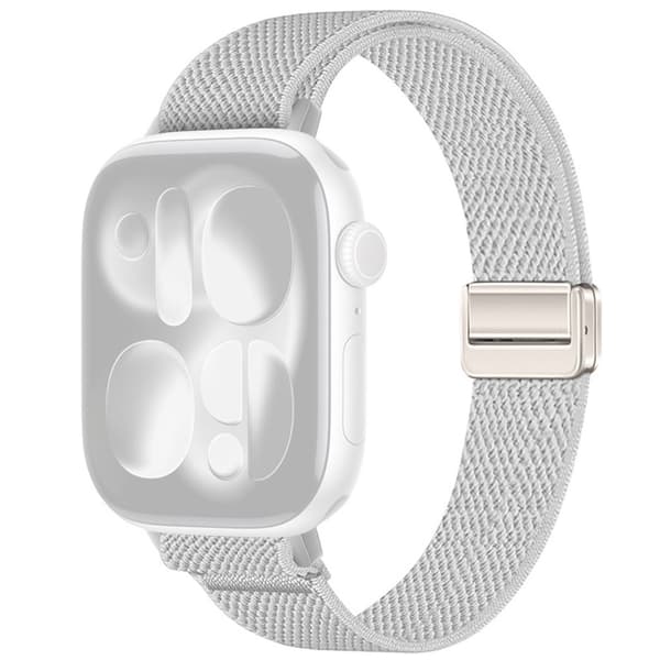 Apple Watch 42/41/40/38mm Slim Nylon Watch Strap - Light Gray