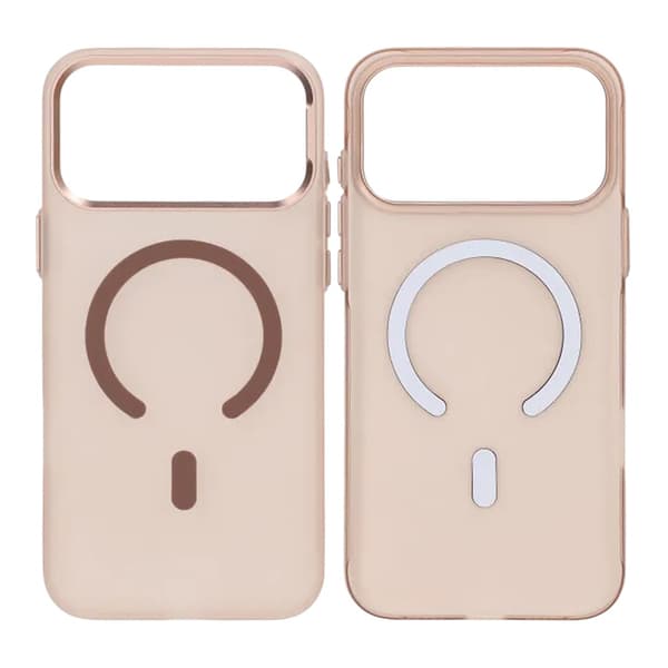 Mobile case with camera protection for iPhone 17 Pro Max - Frosted Gold