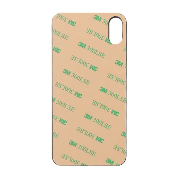 iPhone X Back Glass with Adhesive Tape - Black