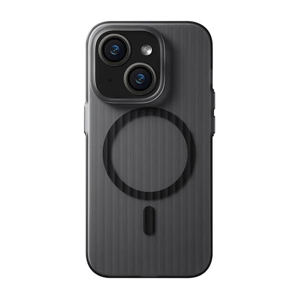 iPhone 14/13  Mobilskal Korrugerad Anti-Halk - Svart