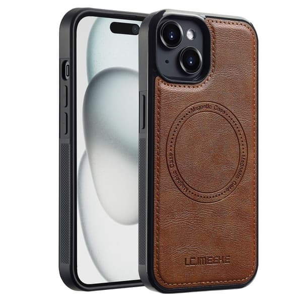LC.IMEEKE iPhone 13 MagSafe Compatible Case - Brown