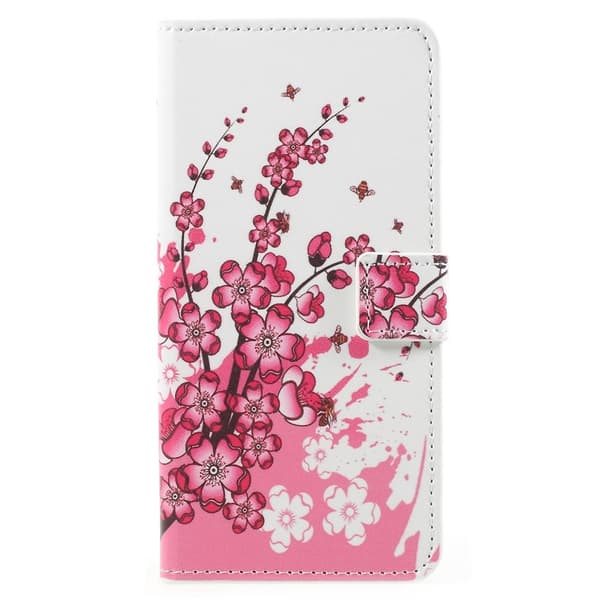 Wallet case for Samsung Galaxy A8 2018 - Plum tree