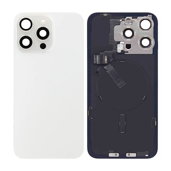 iPhone 15 Pro Max Back Cover Glass Original White